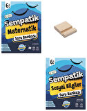 6. Sınıf Sempatik Matematik ve Sosyal Bilgiler Soru Bankası + Telefon Standı