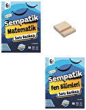 6. Sınıf Sempatik Matematik ve Fen Bilimleri Soru Bankası + Telefon Standı