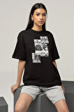 Araba Temalı Oversize Unisex Tişört