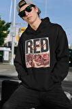 Unisex Taylor Swift Vintage Albüm Red Baskılı Oversize Hoodie