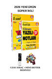 Tonguç 8. Sınıf 1. Dönem Yazılı NOTLARI ve Yazılı DENEMESİ SÜPER İKİLİ (UZAY A.+MİNİ DEFTER)2026