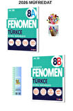 Fenomen 8. Sınıf TÜRKÇE (A+B) SB. SET 6 KİTAP (TIRTIL A +KALEM B)2026