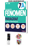 Fenomen 7. Sınıf A Paragraf Soru Bankası YENİ ÜRÜN (UZAY A.+ KALEM B.)2026 MÜFREDAT
