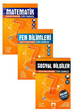 7. Sınıf Matematik + Fen Bilimleri + Sosyal Bilgiler Soru Bankası Seti 2021