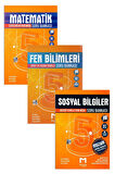 5. Sınıf Matematik + Fen Bilimleri + Sosyal Bilgiler Soru Bankası Seti 2021