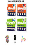 Fenomen 8. Sınıf Matematik -Fen Bilimleri (A +B) SB. SETİ 4 KİTAP (UZAY A+EMOJİ K+KALEM B)2026