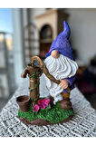 Çeşme Başında Sakallı Cüce, Gnome, Sakallı Cüce, Dekoratif Obje, Hediyelik, Tulumbacı Cüce