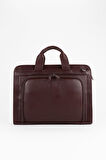 %100 Hakiki Deri Business Laptop & Evrak Çantası 14 inç
