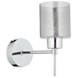 Apliqa Cemre Metal Modern Banyo Duvar - Yatak Başı Krom Aplik 