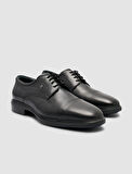 %100 Hakiki Deri Siyah Erkek Klasik Ayakkabı