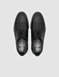 %100 Hakiki Deri Siyah Erkek Klasik Ayakkabı