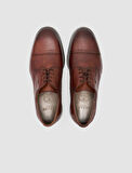%100 Hakiki Deri Kahverengi Erkek Klasik Ayakkabı