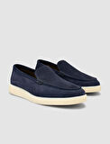 Süet Lacivert Erkek Loafer Ayakkabı