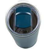 Vaeske 500 Ml Çelik Termos Bluetooth Hoparlör Mavi