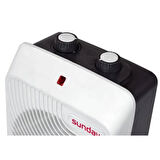 Turbo Fanlı Kare Isıtıcı Elektrikli Fan Ayak Altı 2000W