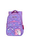 Waddell Little Horse Desenli İlkokul Çantası ve Beslenme Çantası Lila Kayısı 6004