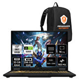 Asus TUF F16 i7 14650HX 32GB 256GB SSD RTX5050/8GB 115W 165Hz 16'' WUXGA FDOS Gaming Laptop FX608JHR