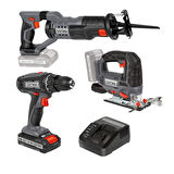 Kraftixx by Einhell Akülü Vidalama Dekupaj Tilki Kuyruğu Set 1x2 Amper