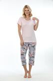 Etoile Bambu Kadın Kapri Takım Pijama 71027