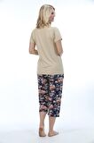 Etoile Bambu Kadın Kapri Takım Pijama 71028