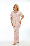 Etoile Bambu Büyük Beden Kadın Pijama Takımı