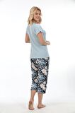Etoile Bambu Kadın Kapri Takım Pijama 71036