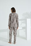 Angelique %100 Pamuk Uzun Kol Kadın Pijama Takımı 21500