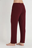 Etoile Kadın Pamuklu Yumoş Pijama Altı Bordo 1007