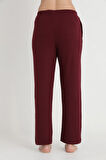 Etoile Kadın Pamuklu Yumoş Pijama Altı Bordo 1007