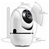 Full HD Sesli Hareketli Kablosuz Bebek Kamerası Wi-Fi Wireless Baby Cam Ip Gece Görüşlü