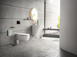 VitrA Eternity A44879 Etajerli Uzun Havluluk, Krom