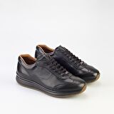 Cabani Hakiki Deri Siyah Erkek Ayakkabı