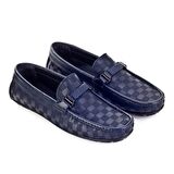 Cabani Erkek Örgü Detaylı Tokalı Loafer Bağcıksız 