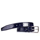 Cabani Özel Tasarım Crocodile Baskılı 4 CM Kemer 4