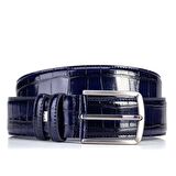 Cabani Özel Tasarım Crocodile Baskılı 4 CM Kemer 4