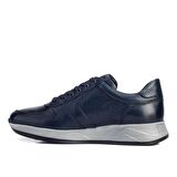 Cabani Hakiki Deri Lacivert Erkek Ayakkabı
