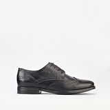 Cabani Hakiki Deri Siyah Erkek Ayakkabı