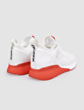 Guja Kırmızı Tabanlı Beyaz Bağcıklı Erkek Spor Ayakkabı