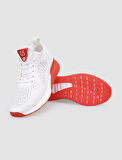 Guja Kırmızı Tabanlı Beyaz Bağcıklı Erkek Spor Ayakkabı