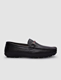 %100 Hakiki Deri Kahverengi Toka Detaylı Erkek Loafer