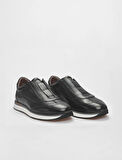 Hakiki Deri Siyah Erkek Spor Ayakkabı