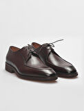 Hakiki Deri Kahverengi Bağcıklı Erkek Klasik Ayakkabı