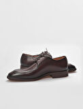Hakiki Deri Kahverengi Bağcıklı Erkek Klasik Ayakkabı