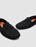 Nefes Alabilen Kumaş Siyah Erkek Loafer