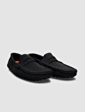 Nefes Alabilen Kumaş Siyah Erkek Loafer