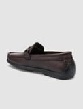 %100 Hakiki Deri Kahverengi Toka Detaylı Erkek Loafer