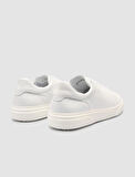 %100 Hakiki Deri Beyaz Erkek Sneaker