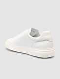 %100 Hakiki Deri Beyaz Erkek Sneaker