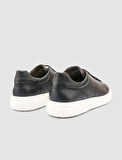 Cabani %100 Hakiki Deri Siyah Erkek Sneaker