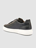 Cabani %100 Hakiki Deri Siyah Erkek Sneaker